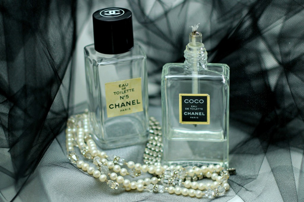 Coco Chanel Mademoiselle Empty perfume bottle